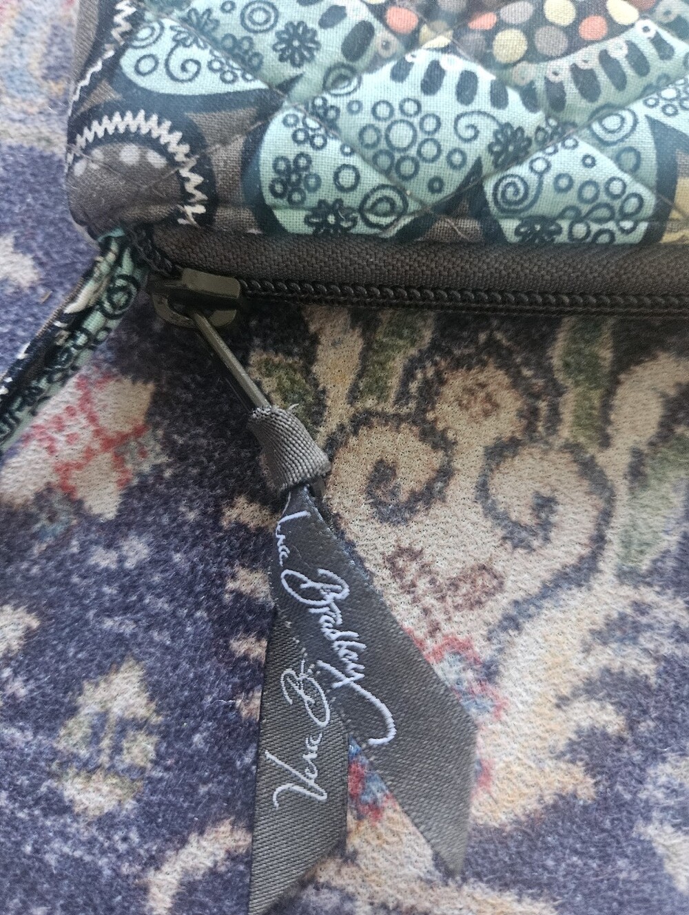 Vera Bradley accordion wallet in the retired Flower Shower pattern - Picture 2 of 7